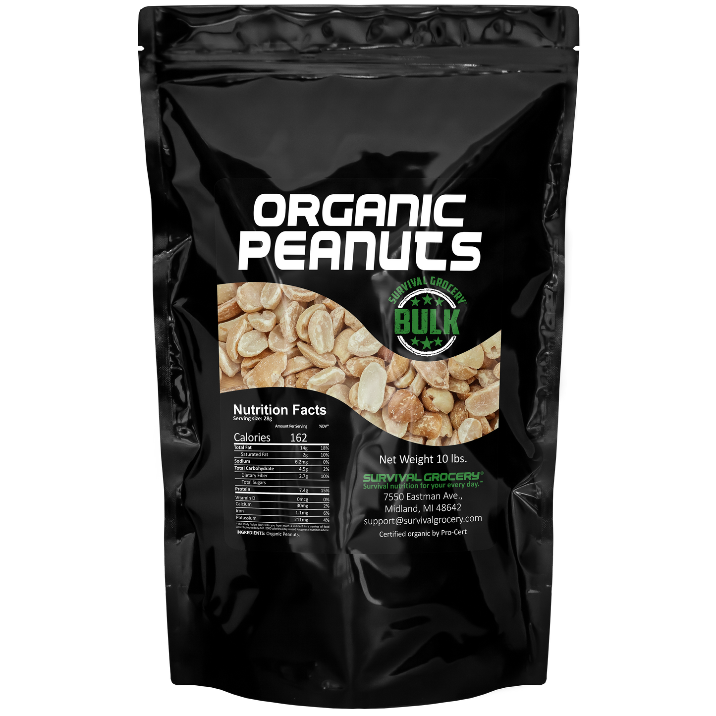 Organic Peanuts (24 oz.)