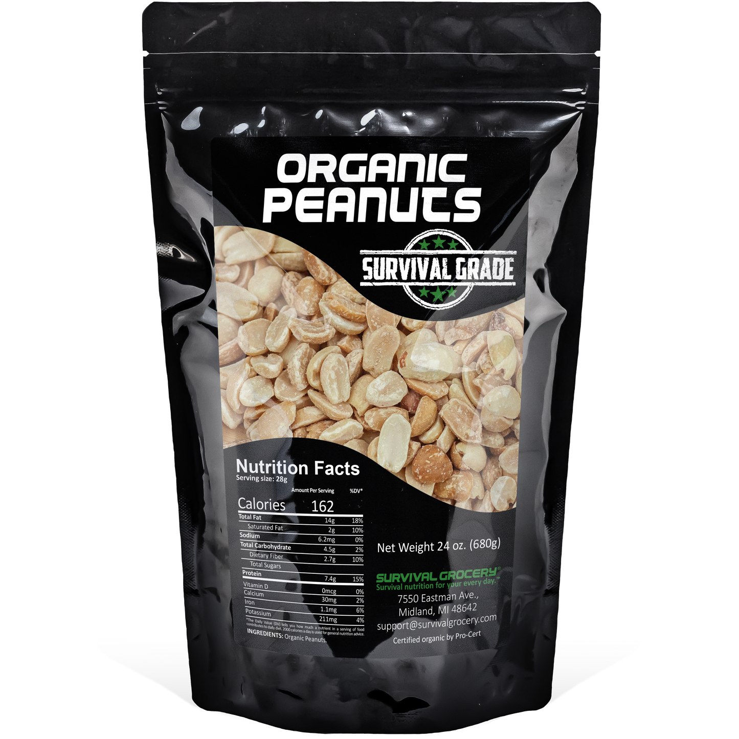 Organic Peanuts (24 oz.)